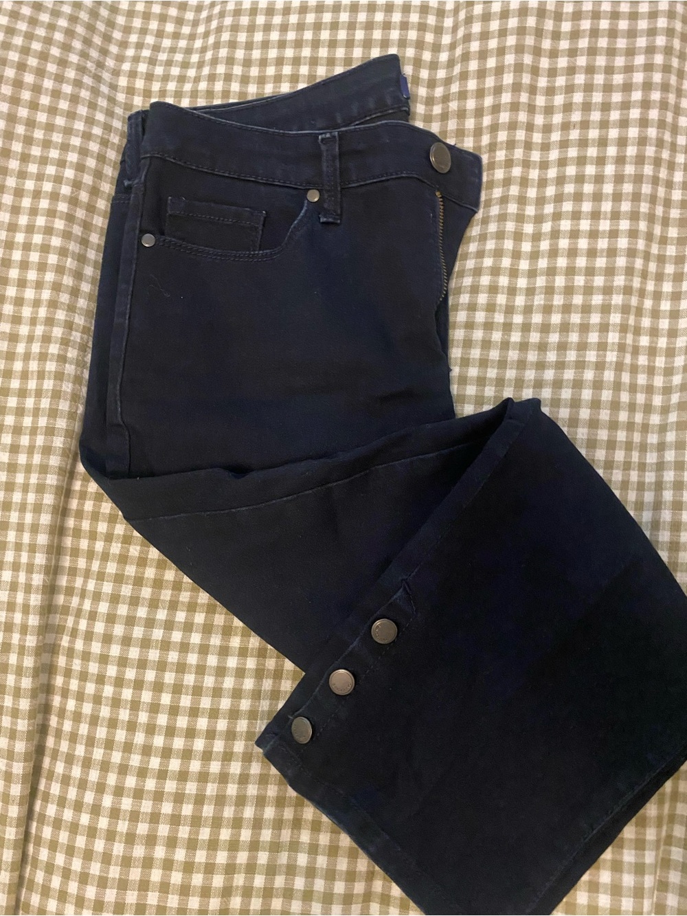 Bandolino Selene Women's Capri Deep Navy Straight Leg Jeans